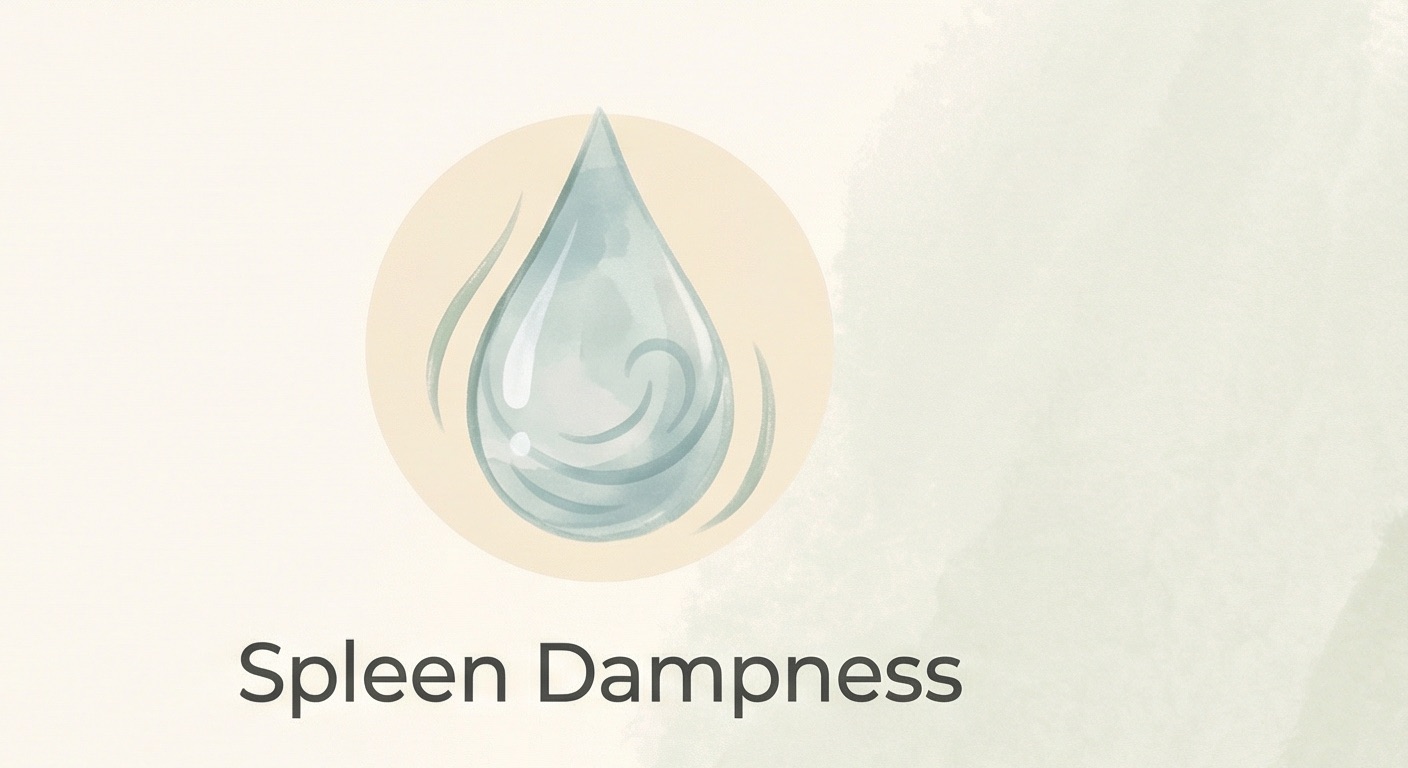 Spleen Dampness eczema pattern illustration